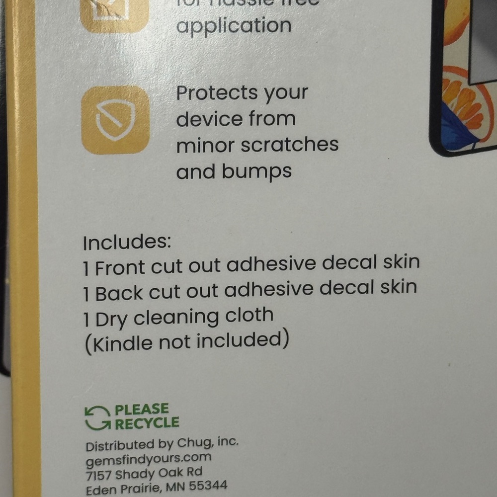 Decal Fashion Skin for Kindle Paperwhite Gen 11 - NIP - Picture 3 of 4